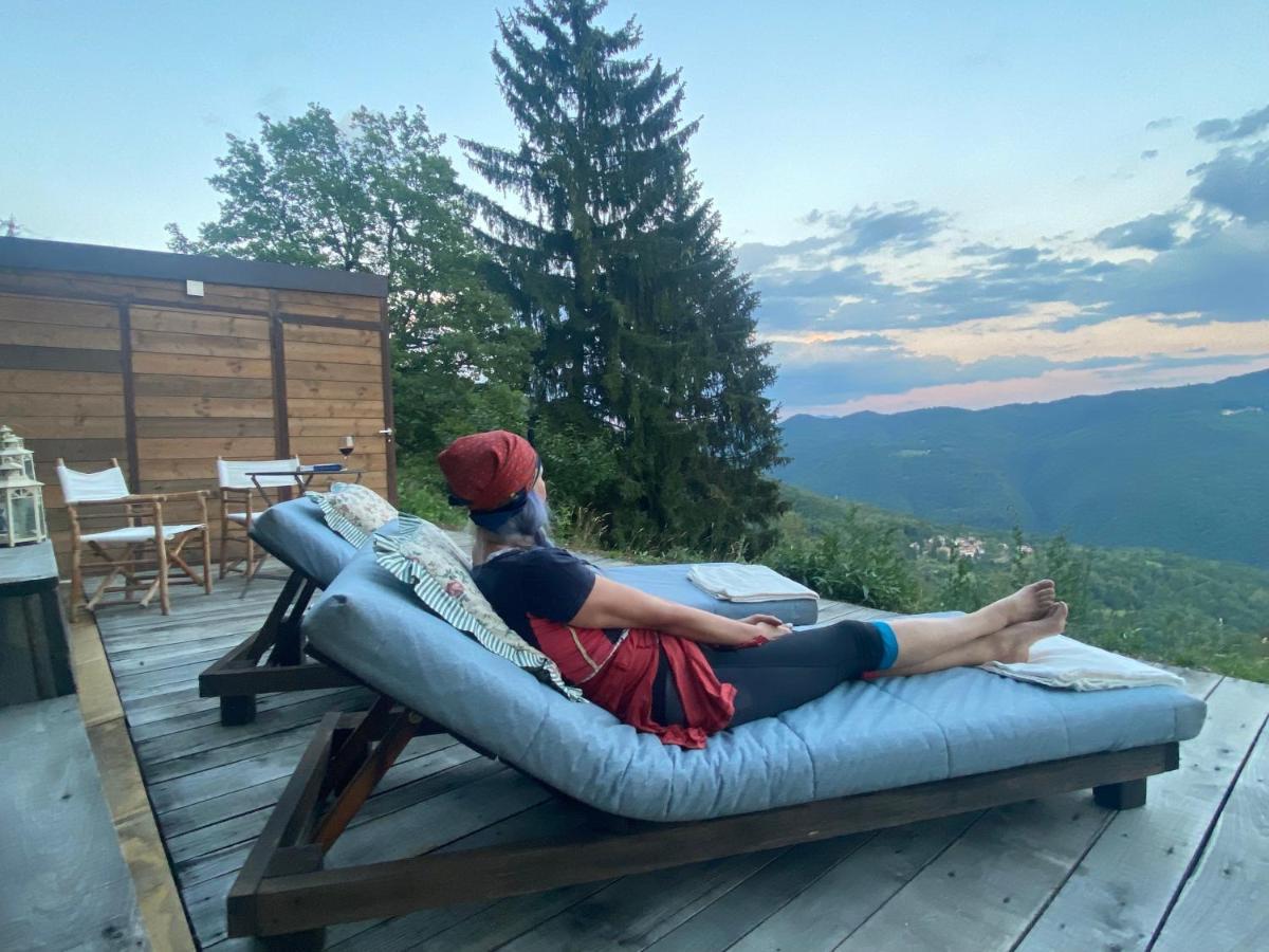 Suxen Nature Experience - Lodge Con Vista Panoramica Prepotto  Eksteriør bilde
